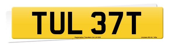 Registration number TUL 37T